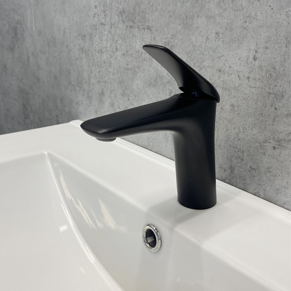 смеситель для раковины comforty fc074a-cmt черный матовый