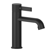 Смеситель Gessi Inciso- 58001#299 для раковины, с донным клапаном на 1 1/4", соединительные шланги на 3/8". цвет black XL