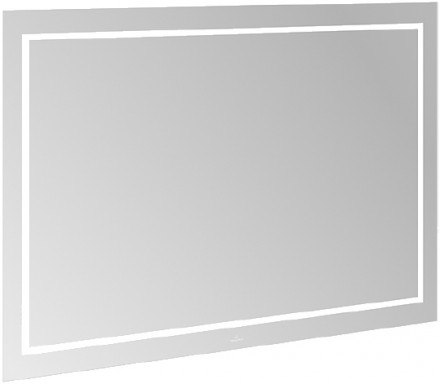 зеркало villeroy & boch finion g6001200 120 см, с настенным освещением