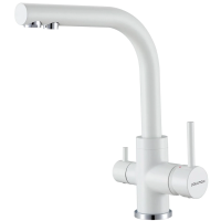 Смеситель для кухни Paulmark Essen Es213011-431TW цвет белый матовый