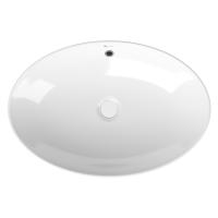 Раковина накладная Point Сатурн 63 PN43901 овальная, белая