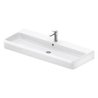 Раковина Duravit Qatego 2382120000 накладная/подвесная, 120х47х12.5 см, с 1 отв под смеситель, белая