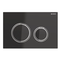 Кнопка для инсталляции Geberit Geberit Sigma 21 115.884.SJ.1 черная/цвет хром