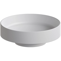 Раковина-чаша Boheme Sole Corian Matt White 801-MW 40x40 см, накладная, белый матовый