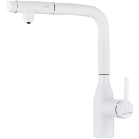 Смеситель для кухни с подключением к фильтру Paulmark Viper Vi213105-431, цвет белый