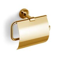 Держатель для туалетной бумаги Bertocci Cinquecento 110 0508 5000 с крышкой, подвесной, цвет: золото