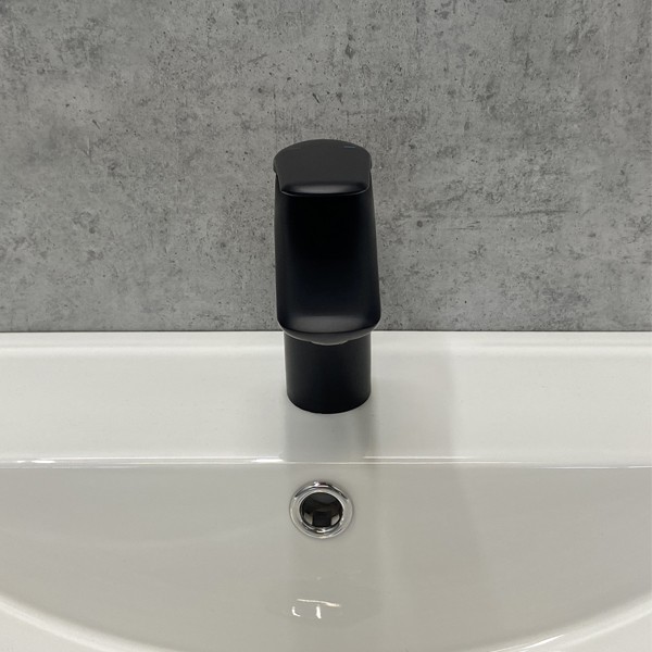 смеситель для раковины comforty fc074a-cmt черный матовый