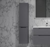 Шкаф пенал AQUAme S3 33 AQM9003GM подвесной цвет Антрацит