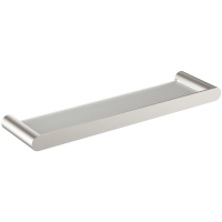 Полка стеклянная Timo Saona 13072/13 43,2 см, никель матовый