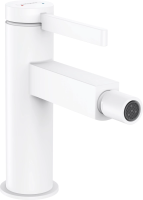 Смеситель Hansgrohe Finoris 76200700 для биде, с донным клапаном, белый матовый