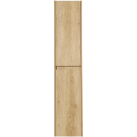 Шкаф пенал BELBAGNO KRAFT-1600-2A-SC-RNN-L с двумя распашными дверцами с доводчиками, цвет Rovere Nebrasca Nature