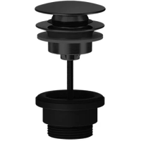 Донный клапан Gessi Gessi316 54599#299 для раковины, универсальный, клик клак, черный XL