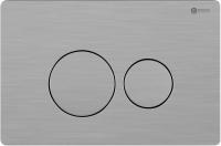 Кнопка для инсталляции Point Виктория PN44061SB цвет сталь брашированная