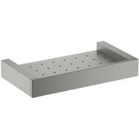 Полка для ванной Timo Petruma 15222/18 20 см, вороненая сталь