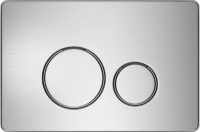 Клавиша для инсталляции Grossman Style 700.K31.05.12M.12M для унитаза, пластик, хром сатиновый