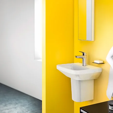 смеситель для раковины с донным клапаном hansgrohe logis 71107000