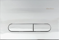 Клавиша для инсталляции Allen Brau Project Color 9.2PR01.00 для унитаза, пластик, хром матовый