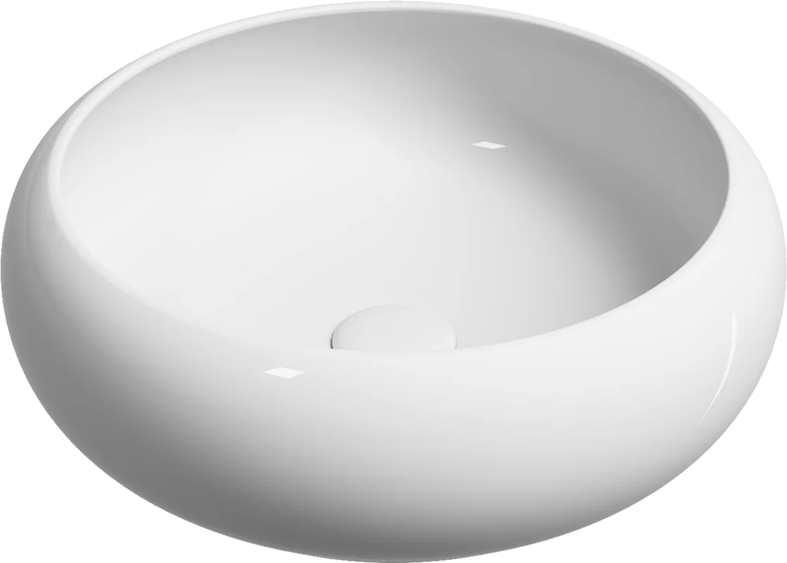 Раковина Ceramicanova Element CN6050 накладная, Ø36 см, белая