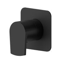 Запорный вентиль Newform Haka 67690E.01.093 для душа, встраиваемый, термостатический, цвет черный матовый