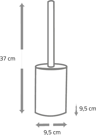 Ёршик для унитаза Ridder Mabelle 2246437 серый