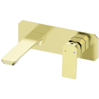 Смеситель для раковины Wonzon & Woghand Diamond WW-88869011-BG встраиваемый, золотой матовый