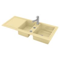Кухонная мойка Duravit Cassia 7513111900 1160x510, бежевая