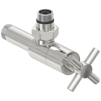 Вентиль запорный угловой Сунержа 00-1408-1212 1/2"x1/2" ш/ш, хром