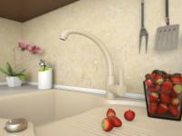 Смеситель для кухни Elghansa Kitchen Color 5661097-Champagne
