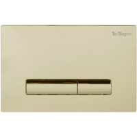 Кнопка смыва BelBagno Genova BB022-GV-ORO для инсталляции, золотой