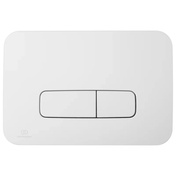 кнопка смыва для инсталляции ideal standard oleas r0459aw для унитаза, пластик, цвет silk white