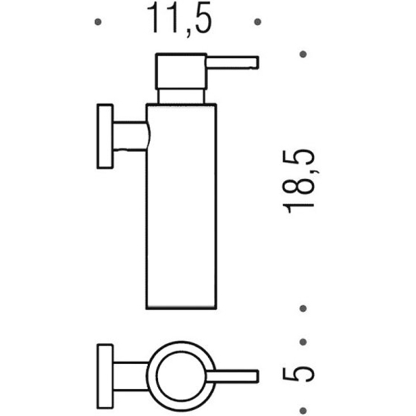 Дозатор для жидкого мыла Colombo Design Plus W4981 цвет хром