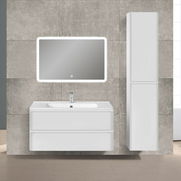 тумба белый глянец 99,5 см vincea vico vmc-2v100gw