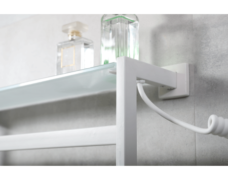 полотенцесушитель электрический black&white moon n-333w, 58 x 35 см, белый матовый