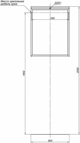 зеркало allen brau priority 60 1.31013.03 с подсветкой латунь браш