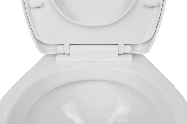 унитаз azario stella az-vt005+az-vt005sc подвесной, безободковый, с сиденьем микролифт, 55x37x40 см, белый