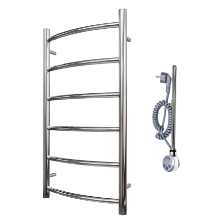 полотенцесушитель point афина п6 pn04158e электрический, левый | правый, 50x80 см, хром