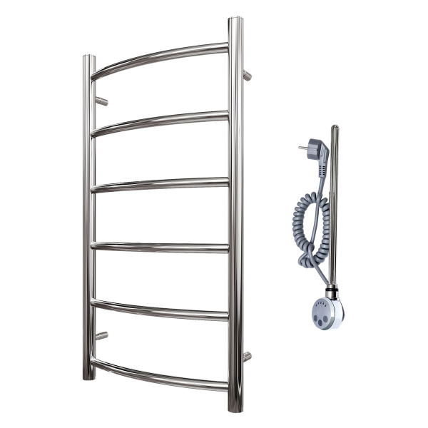 полотенцесушитель point афина п6 pn04158e электрический, левый | правый, 50x80 см, хром