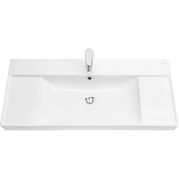 раковина roca ona zru9308335 100x46 см, накладная, белый раковина roca ona zru9308335 100x46 см, накладная, белый