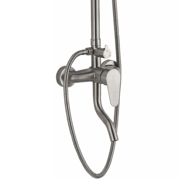 душевая система haiba hb24801-2 цвет нержавеющая сталь