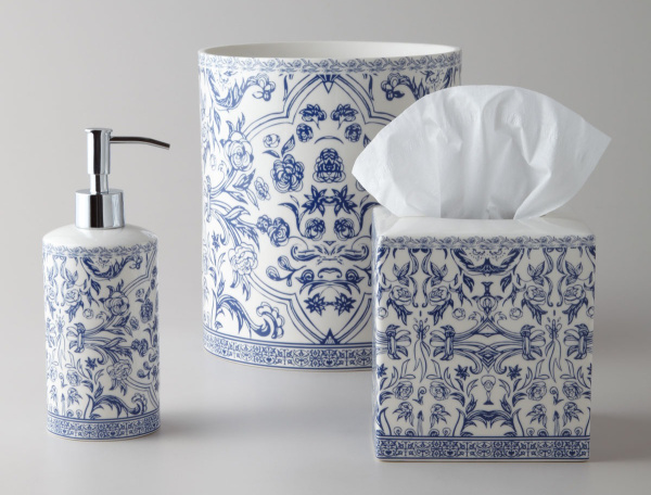 Диспенсер для салфеток Kassatex Orsay Blue AOR-TH-BLU