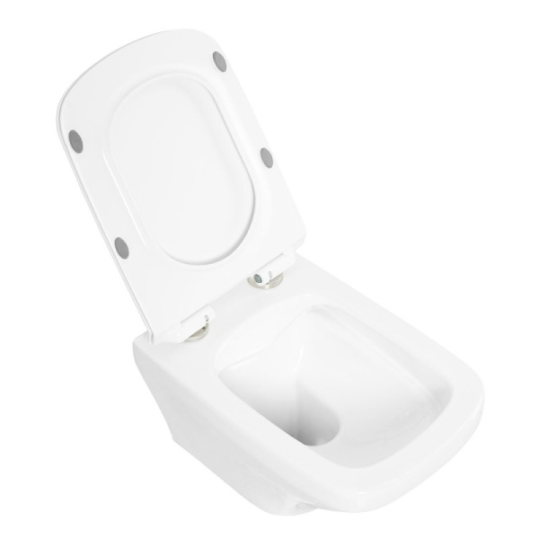 унитаз подвесной безободковый belbagno sela bb3201chr, без сиденья, цвет белый