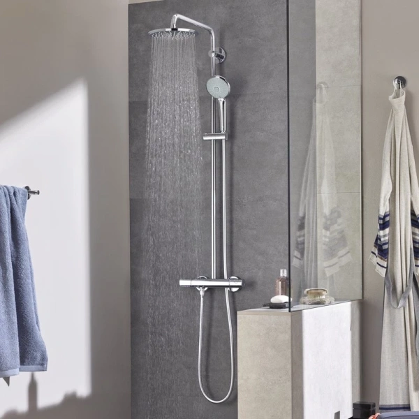 душевая система 210 мм grohe euphoria 27964000