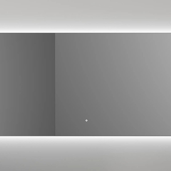 salini salini зеркало для ванны ombra 120х70х2.5см., с led подсветкой, влагостойкое agc сrystalvision, сенс. выкл., крепления, обогрев, антизапот.