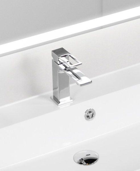смеситель для раковины belbagno luce luc-lvm-crm