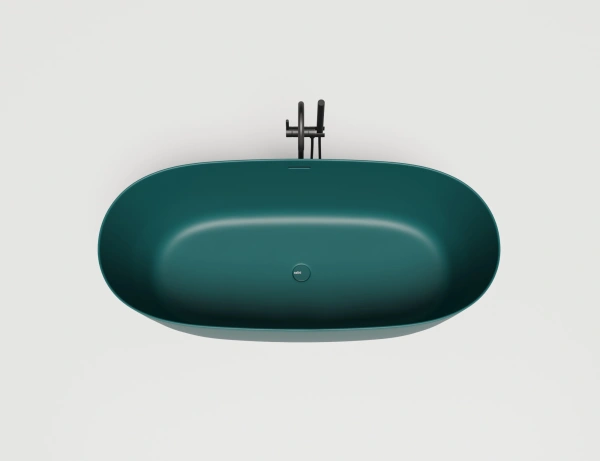 ванна из искусственного камня salini sofia 165х75х60 см, s-stone, белый матовый, 102521m