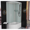 душевая кабина frank f412/2r white правая 120х80