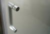 душевая дверь belbagno uno 115 uno-bf-1-115-p-cr профиль хром, стекло рифленое punto