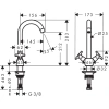 смеситель для мойки hansgrohe logis m32 71285000