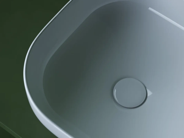 раковина ceramicanova element cn5032 накладная, 38x38 см, белая