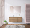 Раковина BelBagno BB1200ETL-R 121 см, полувстраиваемая, цвет белая